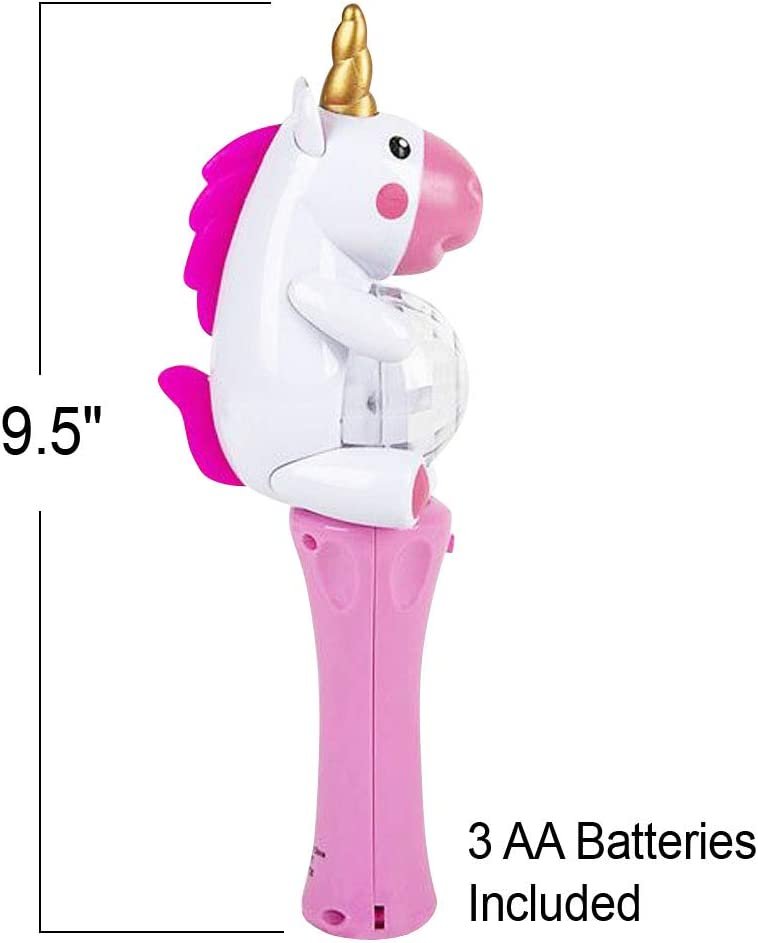 9.5" Princess Unicorn Spinning Wand - Fun Pretend Play Prop