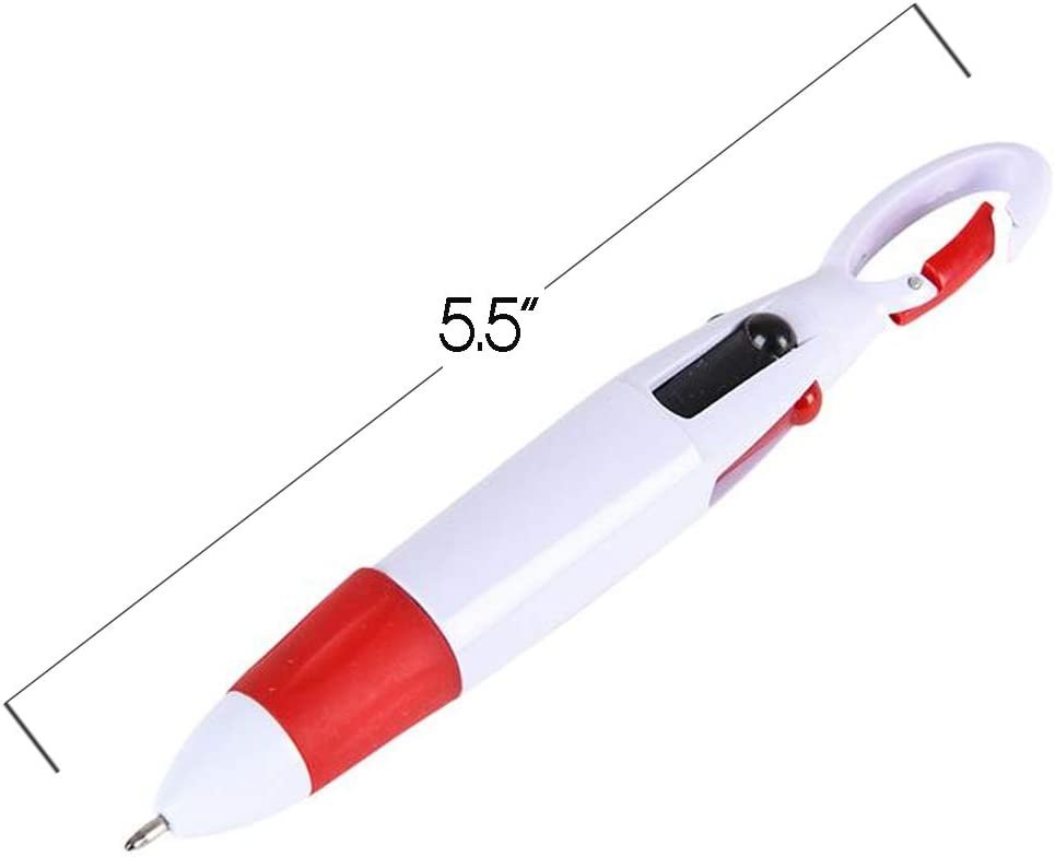 6pk 10 In 1 Multi Coloured Pens All In One - Multicoloured Pen With 10 Vivid Ink Colours Retractable Multi Colour Pen~5056175947034 08c Mp