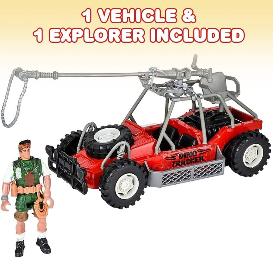 Dino Dune Buggy Set, Cool Toy Car with Explorer Action Figure, Unique Dinosaur Toys for Boys and Girls, Pretend Play Kids’ Toys, Best Birthday and Holiday Dinosaur Gifts