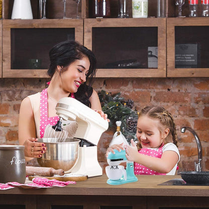 ArtCreativity Hand Mixer Toys for Kids, Mixing Kitchen Toy with Removable Bowl and Spinning Paddles, Cooking Pretend Play Toys for Girls, Batteries Included, Great Birthday Gift