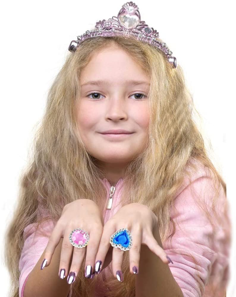 Plastic Jewel Princess Rings for Kids - 144 Pack - Colorful Birthday P ·  Art Creativity