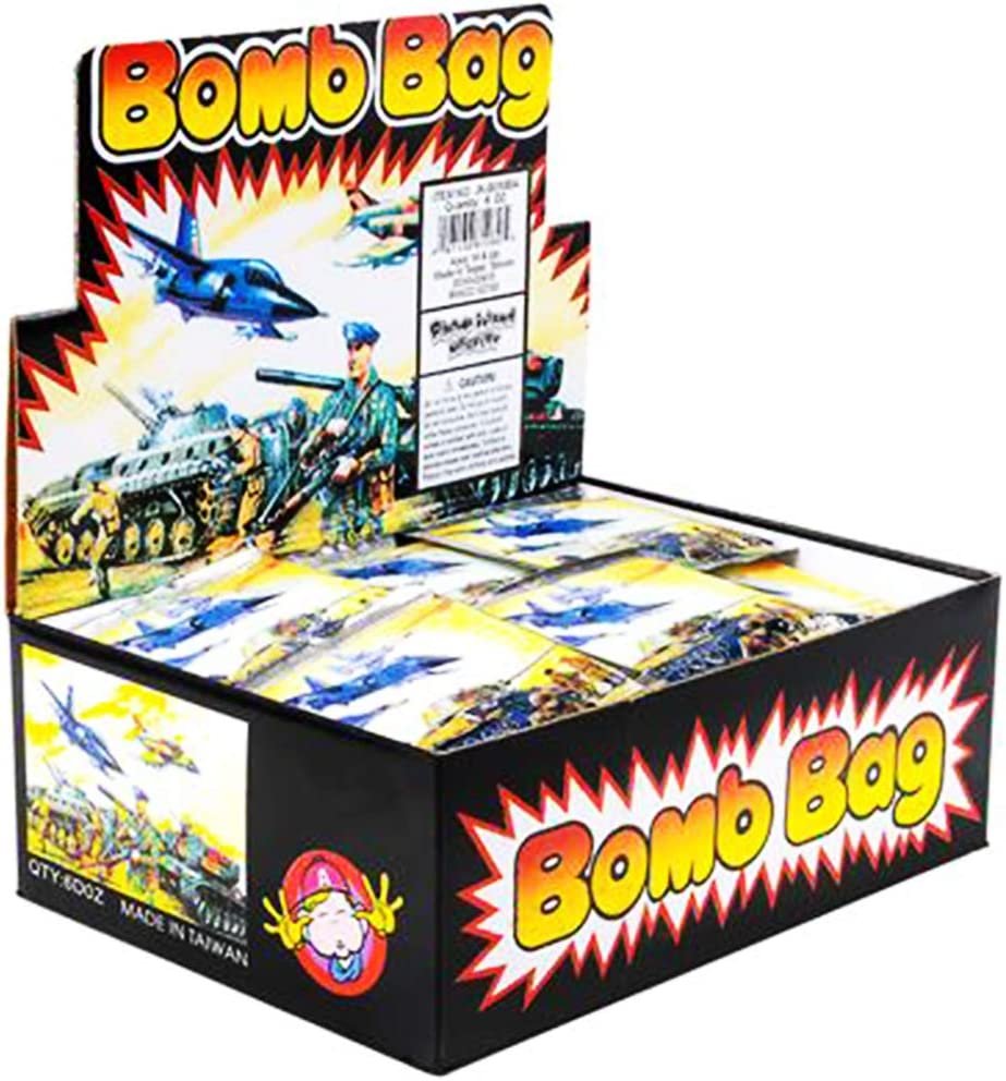 Classic Bomb Bags, Set of 12, Fun Prank Toys for Kids and Adults, Noisemaker Toys for Teens, Unique Birthday Party Favors and Goody Bag Fillers, Outdoor Toys for Boys and Girls