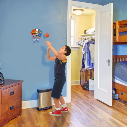 ArtCreativity Magic Shot Basketball Game, 12 Sets, Each Set Includes 1 Mini Ball, 1 Back Board Net, & Mounting Tape, Indoor Basketball Sets for Home, Office, Bedroom, Best Gift for Boys and Girls