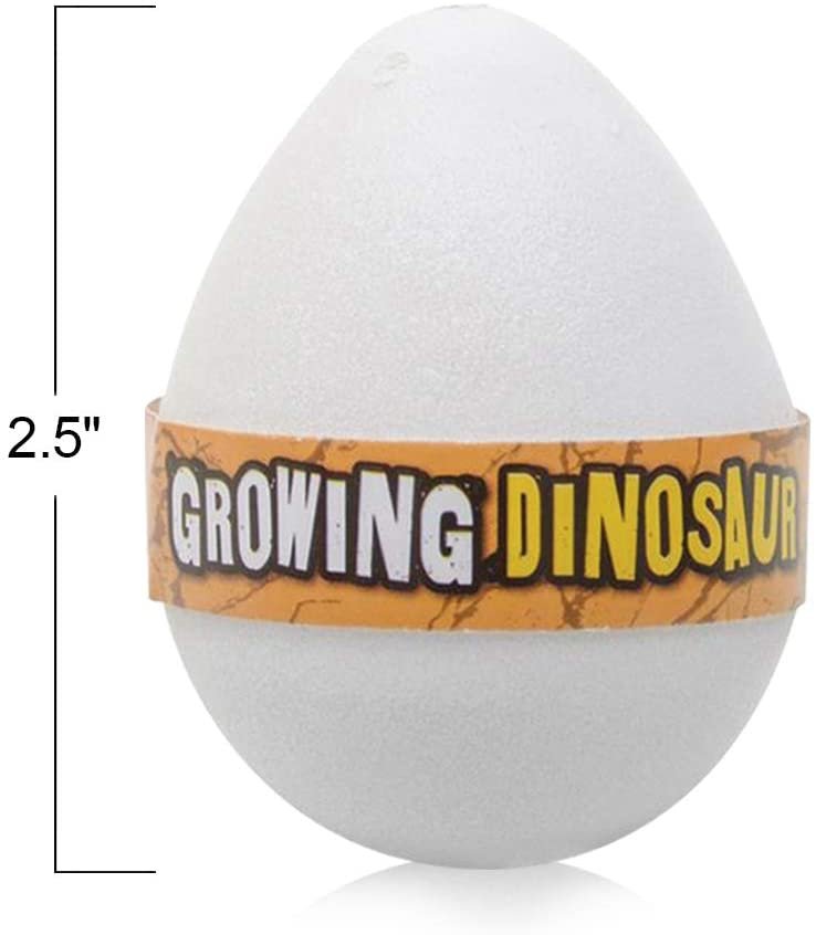 ArtCreativity Growing Dinosaur Eggs, Set of 2, Hatching Dinosaur Toys for Boys and Girls, Dinosaur Birthday Party Favors for Kids, Science Educational Toys for Children, Fun Water Bathtub Toys