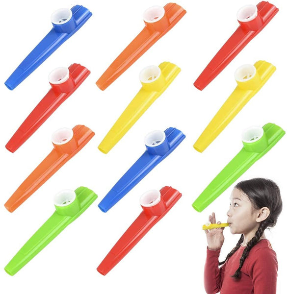 RANING Kazoo de plástico, Kazoo de tono ajustable, kazoos para niños