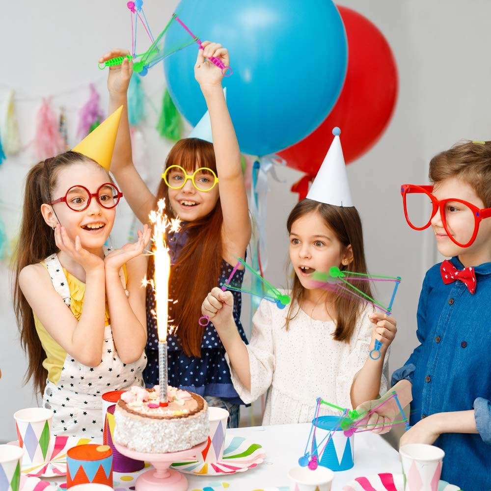 Plastic Clacker Noise Maker Toys, Set of 12, Party Noisemakers for