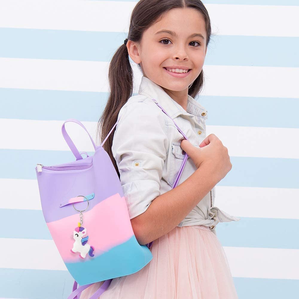 Buy SAEKOS Trendy Cute Multicolour Silicon Pop Up Sling Bag Purse Handbag  For kids Backpack Waterproof Fabric, Mini Pop It Bag for Girls, Boys Kids/Picnic/Party  Bag, Pop It Fidget Stress Relief Toy,