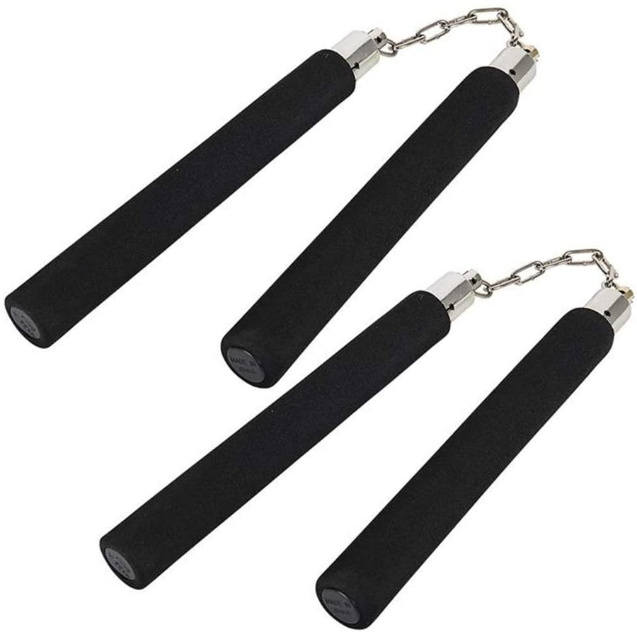 Foam Nunchucks for Kids, Set of 2, Fun Ninja Toys for Boys and Girls, Martial Arts Training Equipment, Practice Nunchucks with Soft Handles, Ninja Costume Props and Party Favors
