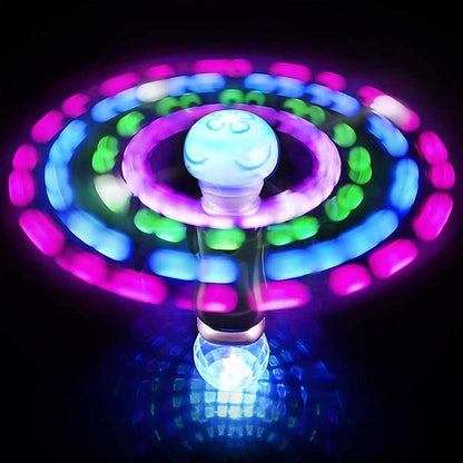 ArtCreativity Light Up Moon Jellyfish Orbiter Wand, 7.5 Inch LED Spin Toy for Kids with Batteries Included, Great Gift Idea for Boys and Girls, Fun Birthday Party Favors, Carnival Prize
