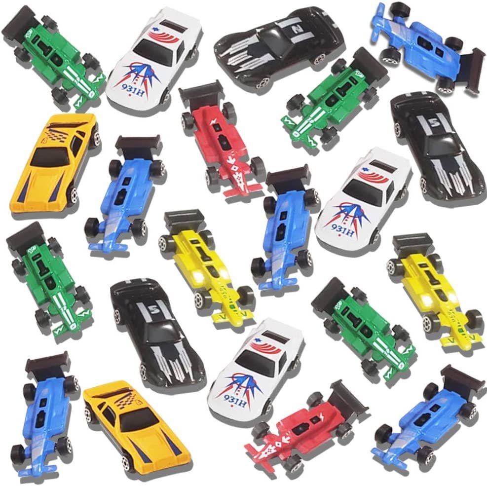 Small Cars Set 25 Pc-Diecast-Toy Car Set, Durable-Diecast-Mini Racers in Assorted Des ...