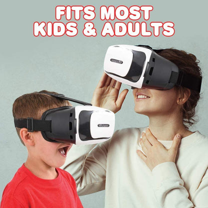 ArtCreativity VR Headset for Phone, 1 PC, Virtual Reality Headband Box for Kids and Adults, Virtual Reality Headset for 3D Panoramic Views, Birthday or Holiday Tech Gifts for Boys and Girls