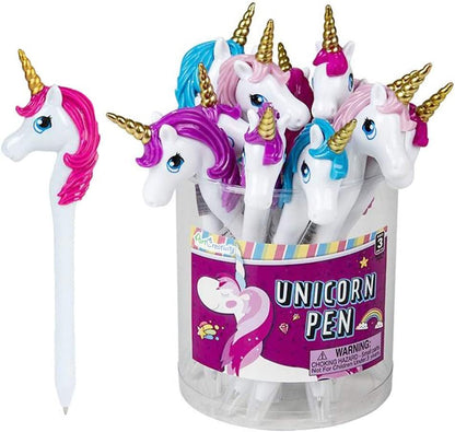 ArtCreativity Unicorn Pens for Kids, Set of 12, Unicorn Party Favors for Girls and Boys, Great Writing Performance, Cute Unicorn Stationery School Supplies and Party Bag Fillers