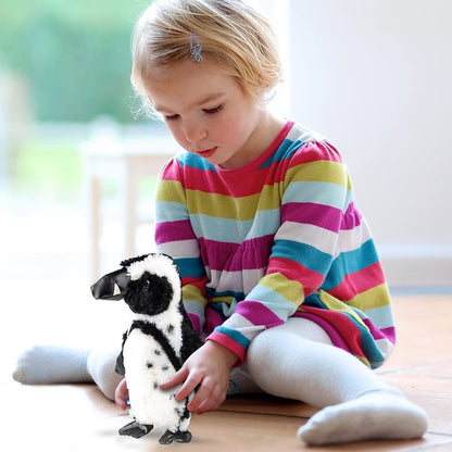 ArtCreativity Penguin Plush Toy, 1 PC, Black and White Penguin Stuffed Animal with Faux Leather Feet, Cuddly Animal Stuffed Toys for Kids, Cute Nursery and Playroom Décor, Great Gift Idea