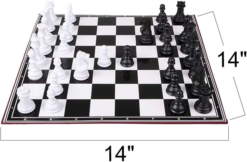 Collectors' Series Edition V Educator Chess Set + Wooden Checkers Learn To  Play