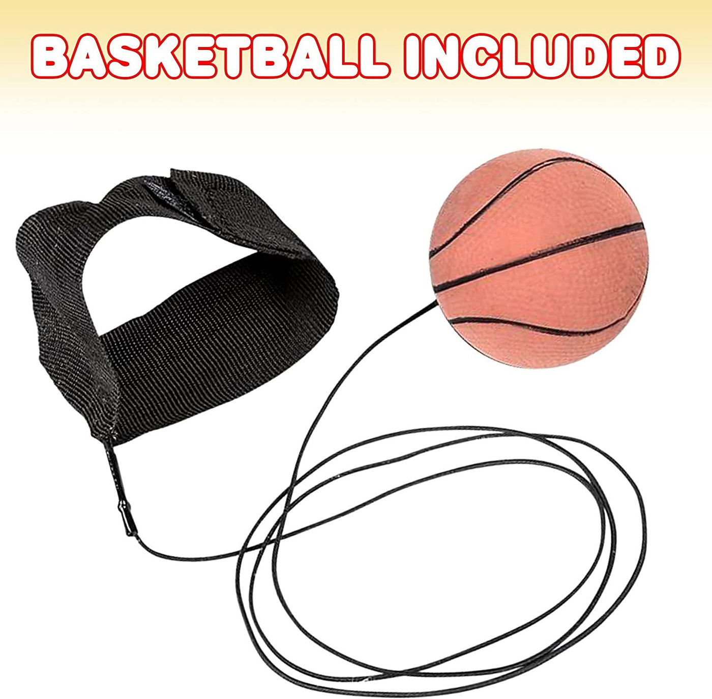 2.25" Sports Wrist Balls - Set of 3 - Includes Basketball, Baseball, and Soccer Ball Wristband Toys - Durable Foam String Attached Rebound Balls - Party Favor, Gift Idea for Kids