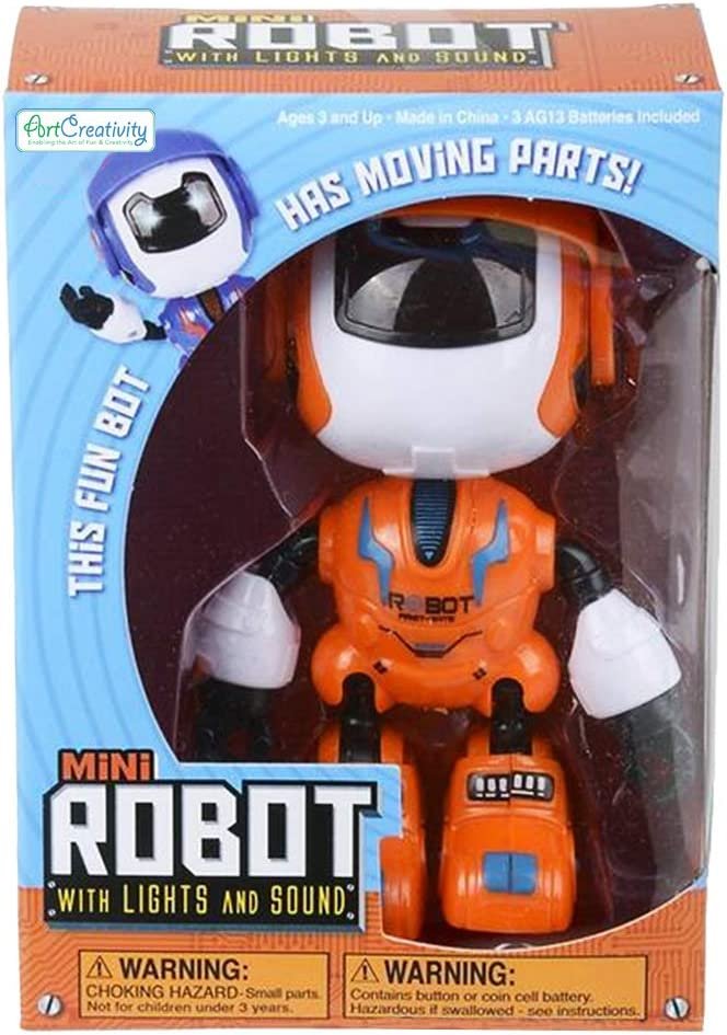 Orange robot hot sale toy