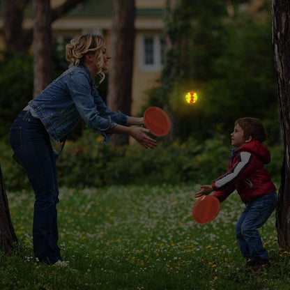 ArtCreativity Set of 4 Sports Outdoor Games Set with Light-Up Catch Game, Scoop and Toss, Wooden Boomerang, and Beach Paddle Set, Backyard Toys and Summer Activities for Kids