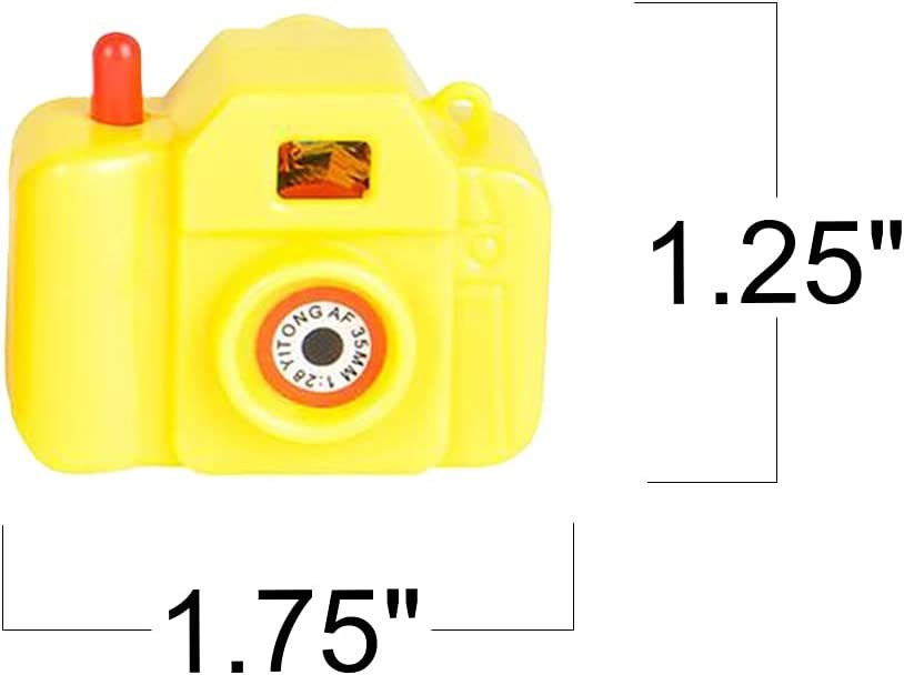 Mini Plastic Animal Camera Viewers, Set of 12, Children’s Pretend Play Prop with Images in Viewfinder, Fun Birthday Party Favors, Goodie Bag Fillers, Holiday Prize for Boys and Girls