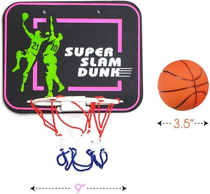 1 Set Hanging Basketball Hoop Set With Mini Basketball For Home Office  Bedroom