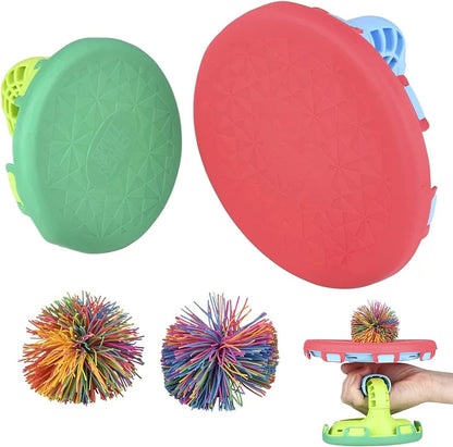 ArtCreativity Paddle Catch Ball Set, 2 Attachable Paddles and 2 String Balls, Paddle Ball Game for Indoor & Outdoor Fun, Toss & Catch Play Balls, Active Hand Eye Coordination Games for Kids and Adults