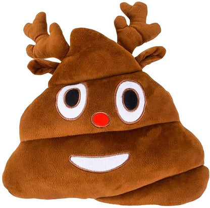 ArtCreativity Christmas Reindeer Poop Plush Toy, 1pc, Soft Stuffed Christmas Toy with a Hilarious Design, Holiday Gag Gift, Christmas Stocking Stuffers and Party Favors for Kids and Adults