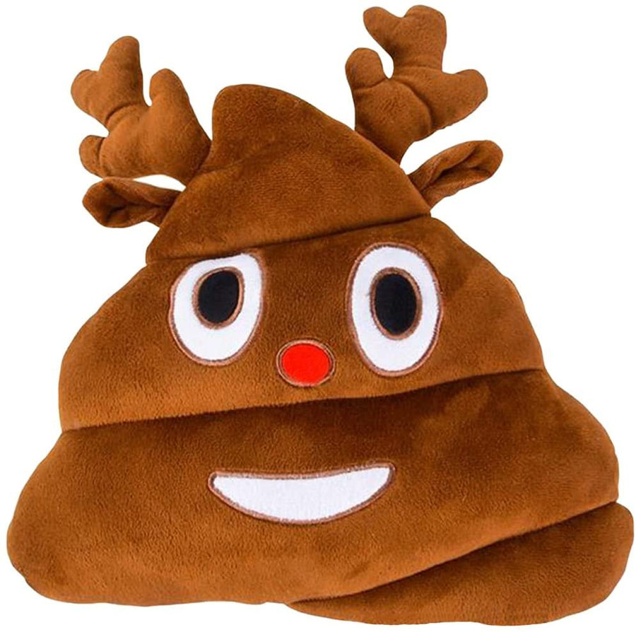 Christmas Reindeer Poop Plush Toy, 1pc, Soft Stuffed Christmas Toy with a Hilarious Design, Holiday Gag Gift, Christmas Stocking Stuffers and Party Favors for Kids and Adults