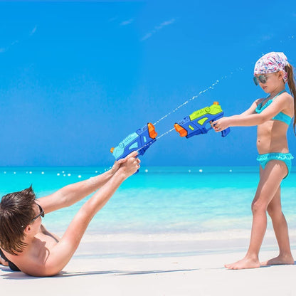 ArtCreativity Water Blasters, Set of 2, Water Squirt Guns for Kids in Vibrant Colors, Futuristic Water Shooting Pistols, Toys for Swimming Pool, Beach and Outdoor Summer Fun